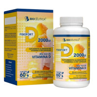  Suplemento Alimentar de Vitamina D Fisiofort 60cps