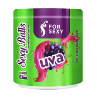Bolinha Sexy Balls Sabor Uva 03 Unidades - For Sexy